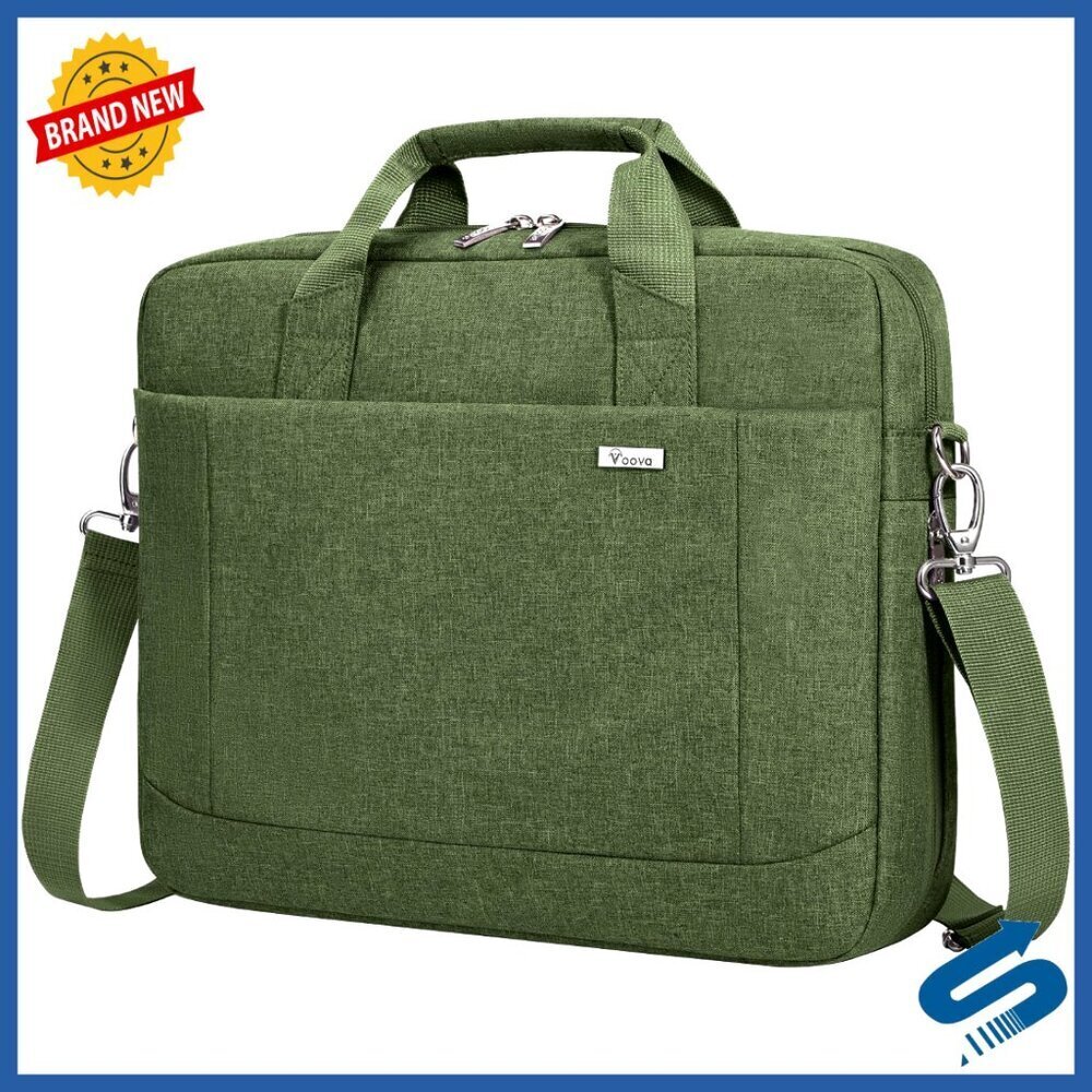 Large Laptop Messenger Bag Expandable Waterproof Business Briefcase Travel Work